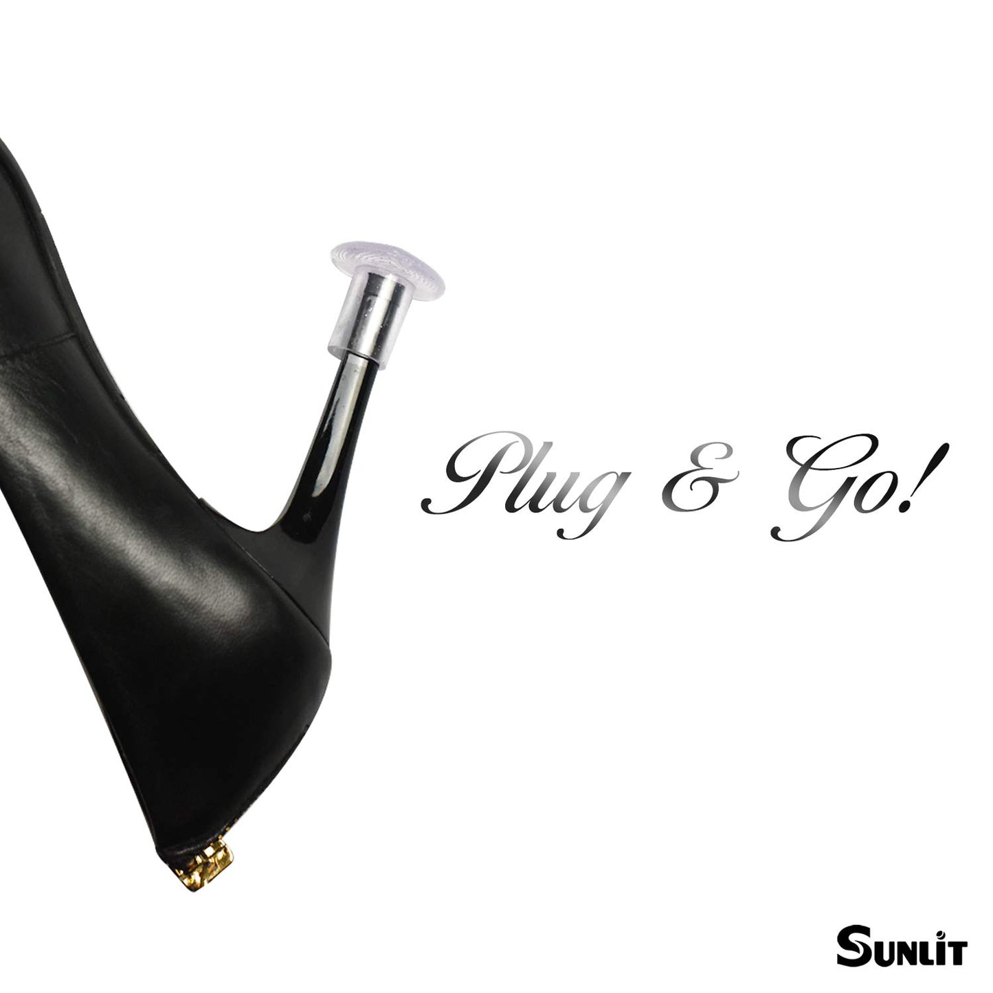 10 Pairs High Heel Protectors, Heart Shaped Glittery Clear Heel Stoppers for Women Shoes, Perfect for Outdoor Graden Party and Weddings, Pink