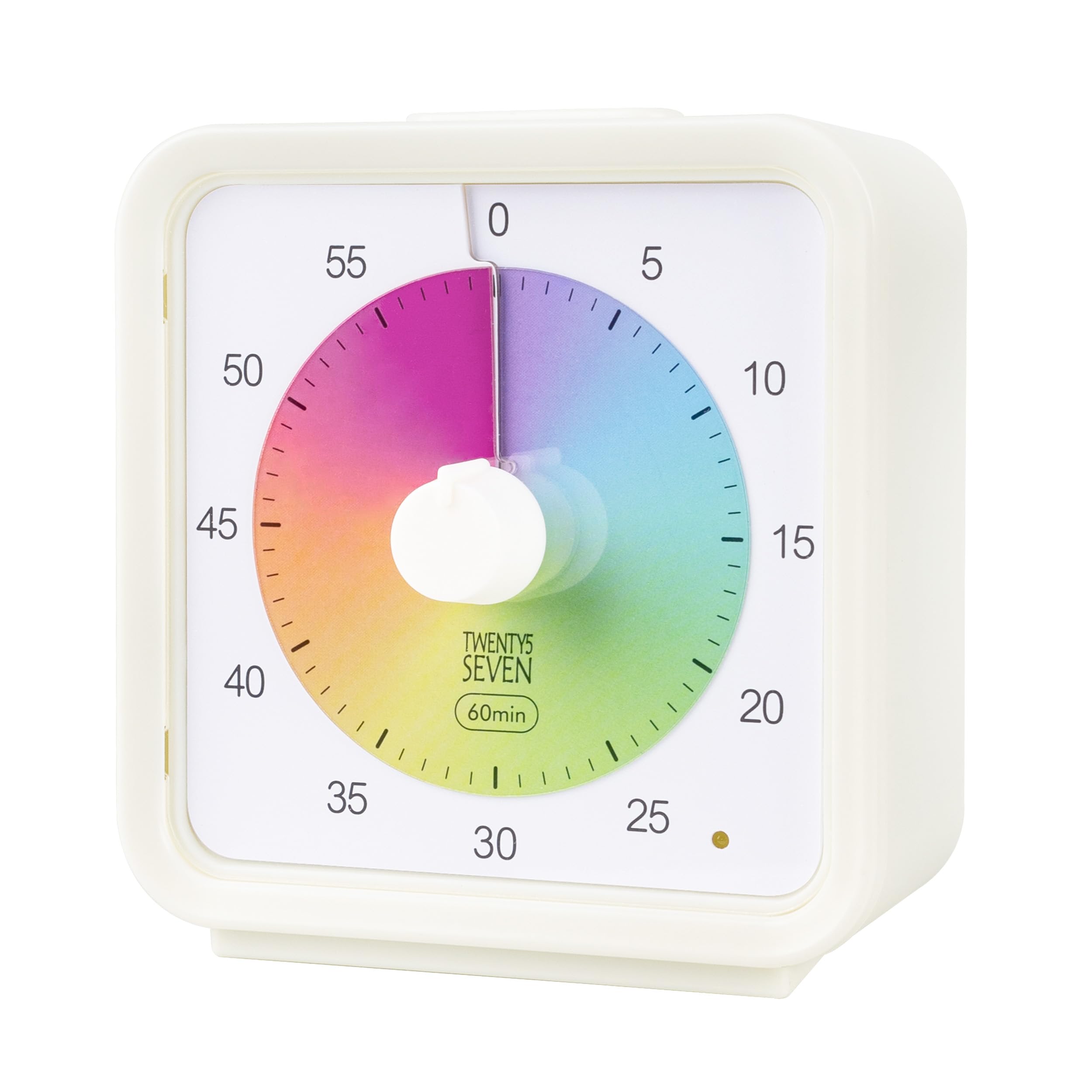 TWENTY5 SEVEN Countdown Timer, 60 Minute 1 Hour Silent Visual Timer, M ...