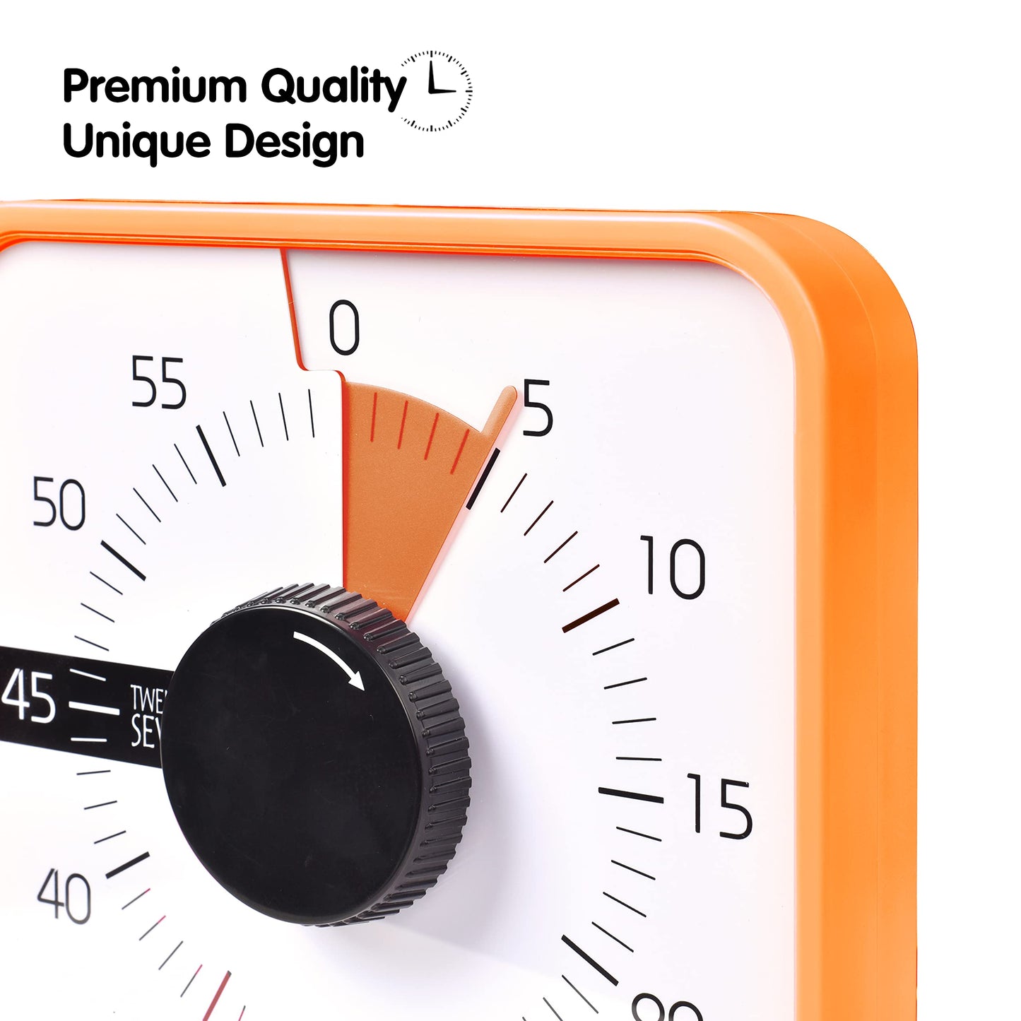 Visual Timer 7.5 inch, 60-Minute Countdown Timer for Kids Classroom Teaching Tool Office Meeting, Mechanical Countdown Clock for Exam Time Management Magnetic Kitchen Timer,Sky Blue
