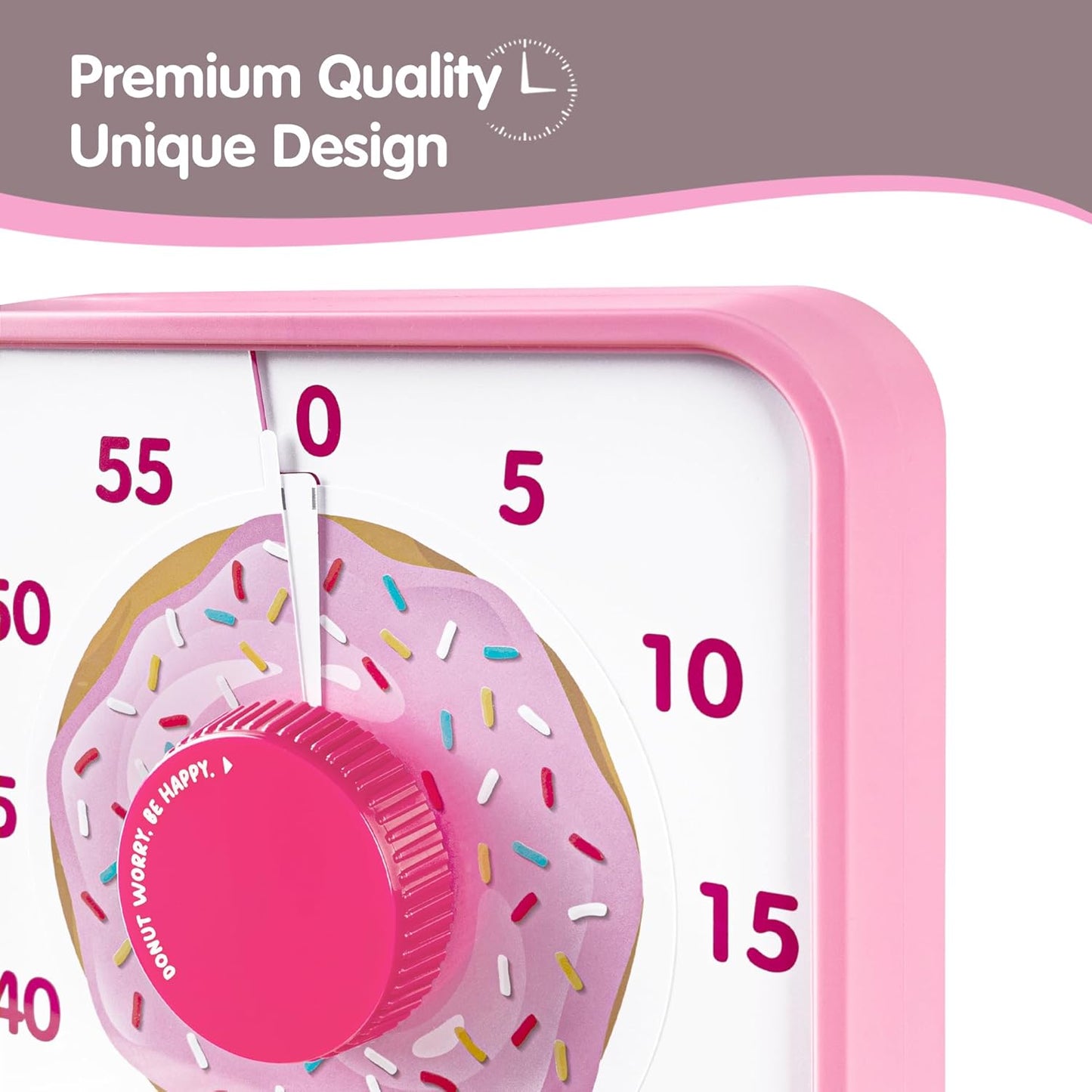 Visual Timer 7.5 inch, 60-Minute Countdown Timer for Kids Classroom Teaching Tool Office Meeting, Mechanical Countdown Clock for Exam Time Management Magnetic Kitchen Timer,Sky Blue