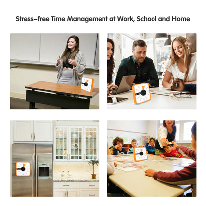 Visual Timer 7.5 inch, 60-Minute Countdown Timer for Kids Classroom Teaching Tool Office Meeting, Mechanical Countdown Clock for Exam Time Management Magnetic Kitchen Timer,Sky Blue